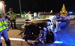 Villorba, si schianta sul guradrail, muore sulla A27, ferito il passeggero