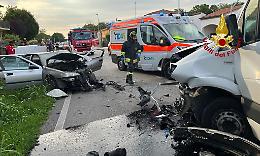 Tribano, scontro tra auto e furgone: feriti entrambi i conducenti