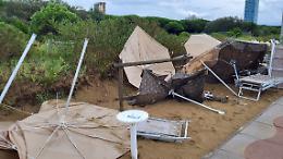 Litorale, maltempo e mareggiate si abbattono sulle spiagge