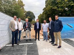 Padova, Tram. Il vicepresidente di Alstom France in visita