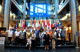 Meolo, l'associazione di gemellaggio in visita al Parlamento europeo