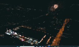 I fuochi d'artificio illuminano il cielo di Mestre per la Festa di San Michele I VIDEO