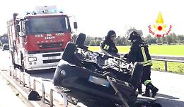 Scontro fra tre auto a Bolzano Vicentino: tre feriti nell'incidente