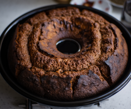 Torta di castagne e gocce di cioccolato