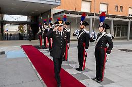 Il generale dei Carabinieri Rispoli in visita ai reparti della Forestale