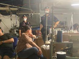 Cittadella, laboratorio tessile vìola norme sulla sicurezza
