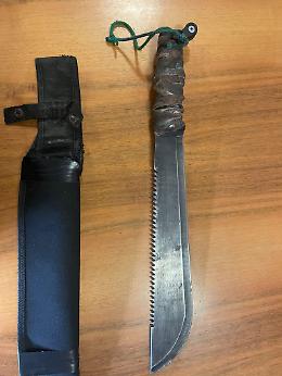 Minaccia un connazionale col machete, denunciato un marocchino