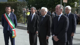 60 anni dalla tragedia del Vajont: Mattarella a Fortogna per la cerimonia commemorativa