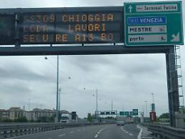Tangenziale di Mestre, chiusura di due giorni per lavori sulle rampe di Marghera e via Trieste