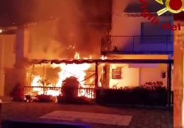 Bruciato a Santorso un ristorante e l'abitazione che si trovava sopra il locale
