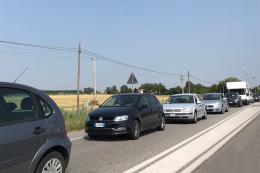 Ecco la rotatoria tra la Triestina e lo "stradone" per Bibione