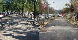 Riqualificazione dell'area pedonale di piazzale XXV Aprile con un nuovo tratto di pista ciclabile