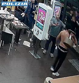 Minacce ai clienti e danni al McDonald's di Treviso, denunciato 20enne
