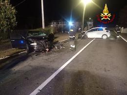 Scontro tra auto a Refrontolo, due feriti