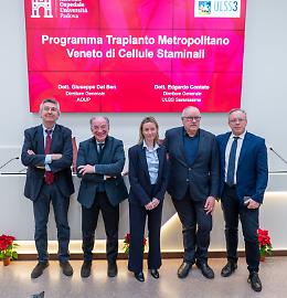 Padova, presentato il programma di trapianto metropolitano di cellule staminali