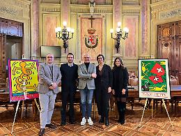 Albignasego, le opere di Keith Haring all'Ipercity
