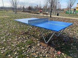 Riqualificazione piazze e luoghi pubblici a Verona: installati due tavoli da ping pong in 5^ e 6^ Circoscrizione
