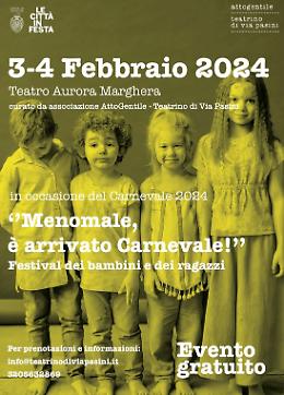 Per il Carnevale il Teatro Aurora di Marghera apre le porte ai più piccoli per il Festival dei Bambini