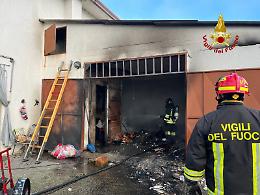 Stanghella, incendio di un garage adiacente ad un’abitazione