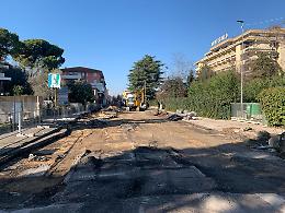 Montegrotto Terme: i lavori lungo viale Stazione procedono velocemente