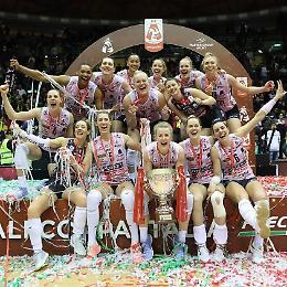 Volley Women, Imoco Conegliano batte Milano 3-2 e vince la coppa Italia