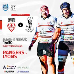 Rugby, il Vicenza ospita domani i Lyons Piacenza