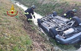 Auto nel canale a Oderzo, morta una 25enne, gravissimo un 23enne