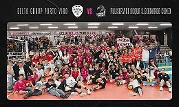 Volley A2 Coppa Italia, il Delta Group Porto Viro batte 3-1 Cuneo nell’andata dei quarti