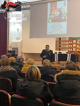 I carabinieri della Compagnia di Adria incontrano gli anziani per prevenire le truffe