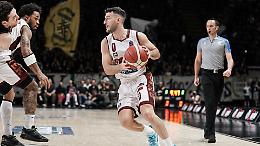 Basket gara1 semifinale scudetto Venezia battuto a Bologna 103-89 dopo un supplementare