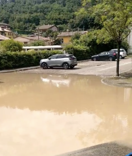 Montegrotto Terme: Via Catajo allagata, chiusura fino al 30 maggio