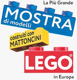 La più grande mostra di opere realizzate con i mattoncini Lego® dal 30 aprile al centro «Le barche» di Venezia Mestre