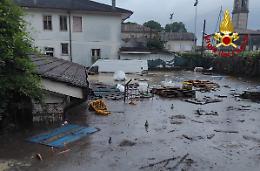 La Bassa va sott’acqua. Vigili del fuoco al lavoro per il maltempo