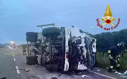 Scontro tra mezzo agricolo e autocisterna che trasporta GPL a Bovolone: feriti entrambi i conducenti