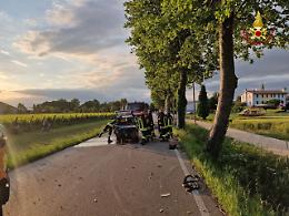 Schianto contro un platano, automobilista ferito a Mansuè