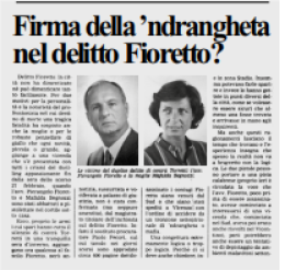 Svolta nell'omicidio Fioretto dopo 33 anni
