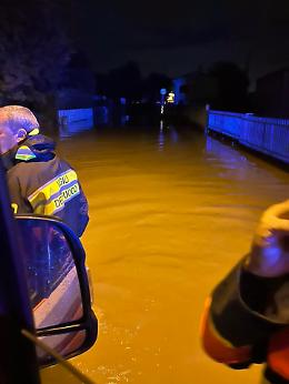 Bomba d’acqua colpisce Villa del Conte