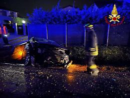 Villanova di Camposampiero: incidente stradale tra due auto, una persona ferita