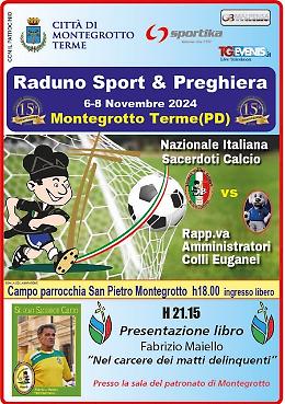 Sacerdoti sfidano gli Amministratori locali dei Colli Euganei: partita di calciotto il 7 novembre