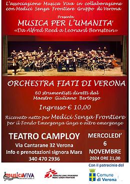 Musica per l'Umanità: a Verona una serata di arte e solidarietà