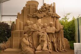 Un presepe di sabbia per Giacomo Gobbato