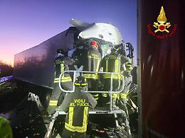 Incidente mortale tra mezzi pesanti sull'A4: un deceduto e un gravemente ferito