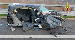 Incidente sull'A31: tre auto coinvolte e un mezzo pesante, tre feriti tra Barbarano e Agugliaro