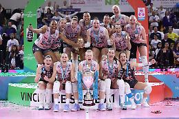 Conegliano trionfa e festeggia il titolo mondiale: Talmassons battuta in tre set