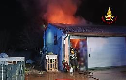 Incendio in un garage a Borgoricco: nessun ferito