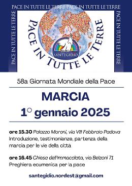 Marcia per la Pace a Padova: un cammino di speranza per il nuovo anno