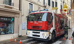 Incendio in centro storico a Treviso