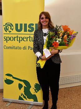La limenese Monica Fiorese, neoeletta presidente del Comitato Uisp (Unione italiana sport per tutti) Padova