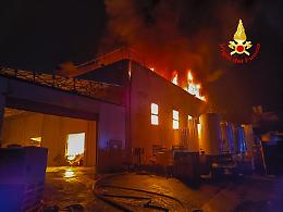  Azienda ittica in fiamme ad Ariano Polesine: intervento dei Vigili del Fuoco in corso