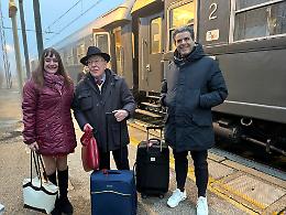 Il Treno Storico delle Terme è un successo: a bordo anche Cristina Parodi